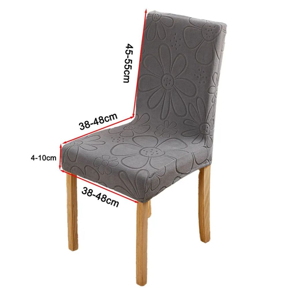 Elastic Floral Chair Slipcover