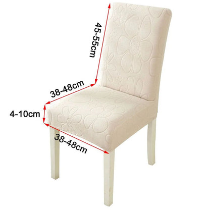 Elastic Floral Chair Slipcover