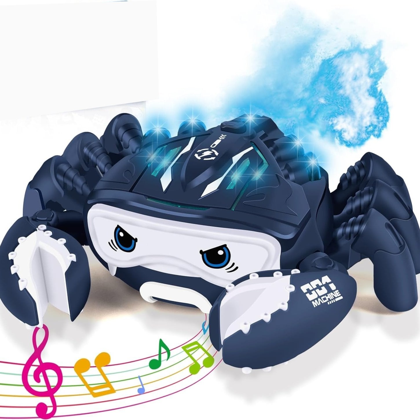 Fun Interactive LED Crab Toy With Sound and Water Spray - Halri