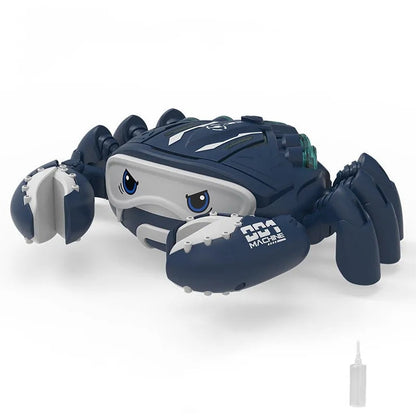 Dancing LED Crab Toy With Water Spray, Sound Effects, Lifelike Movement, Realistic Design for Ages 3+