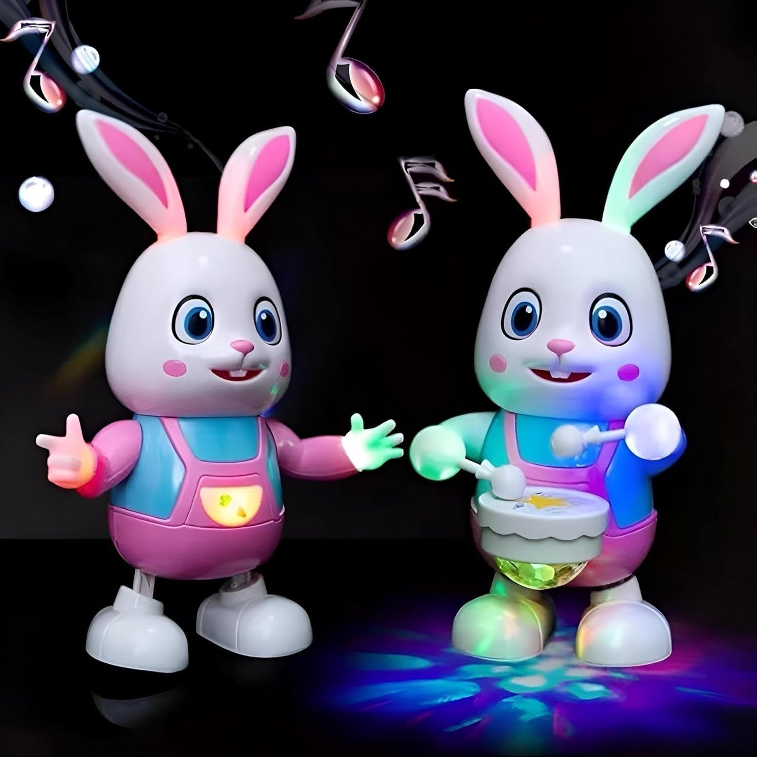 Fun Musical Rabbit Toy with Lights and Sounds - Halri
