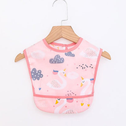 Cute Baby Bib Apron with Handy Pockets