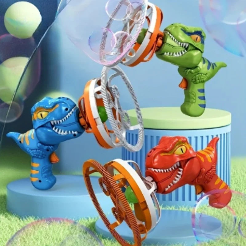 Fun Dinosaur Bubble Gun for Kids - Halri