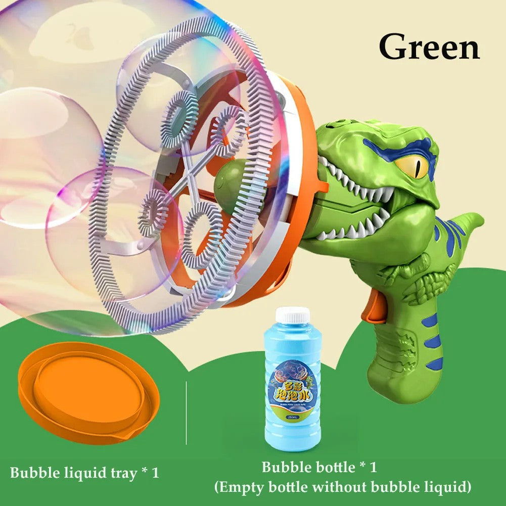 Delightful Dinosaur Bubble Blaster with High Power, Easy to Use,  ABS Plastic, Safe for Ages 6+