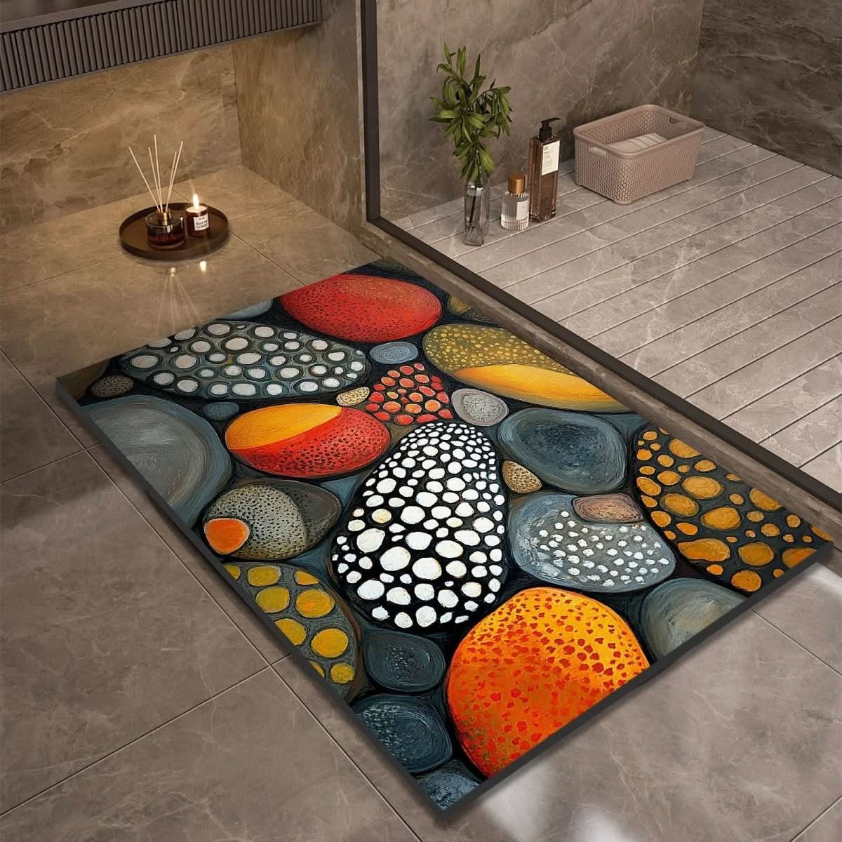 Diatomaceous Earth Non-Slip Bath Mat – Quick-Drying, Absorbent, Multi-Size Options for Bathroom and Kitchen Use 8