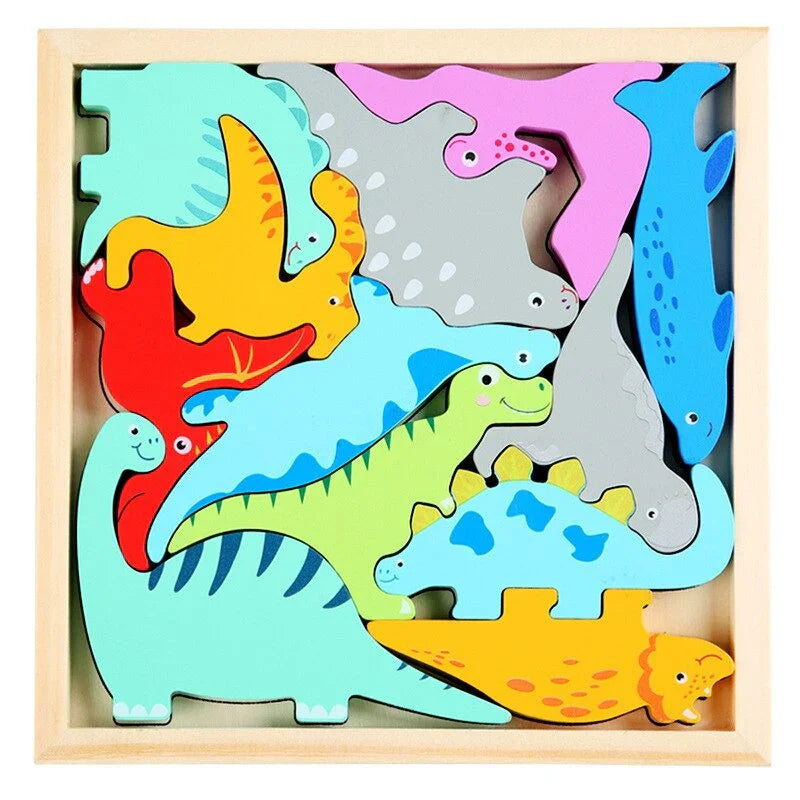 Challenging Wood Shape Sorting Puzzle