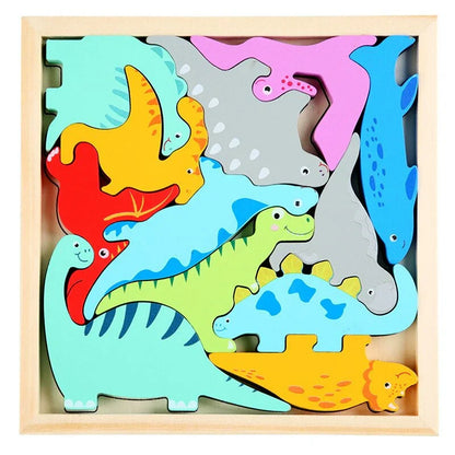 Challenging Wood Shape Sorting Puzzle