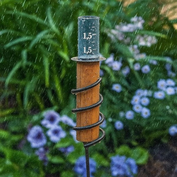 Accurate Copper Rain Gauge for Home Lawn Measurement - Halri