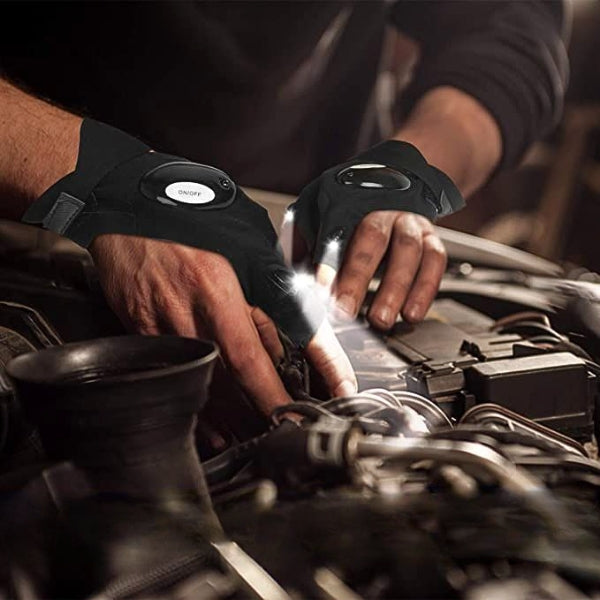 Waterproof LED Gloves for Outdoor Activities