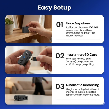 Compact WiFi Night Vision Surveillance Camera