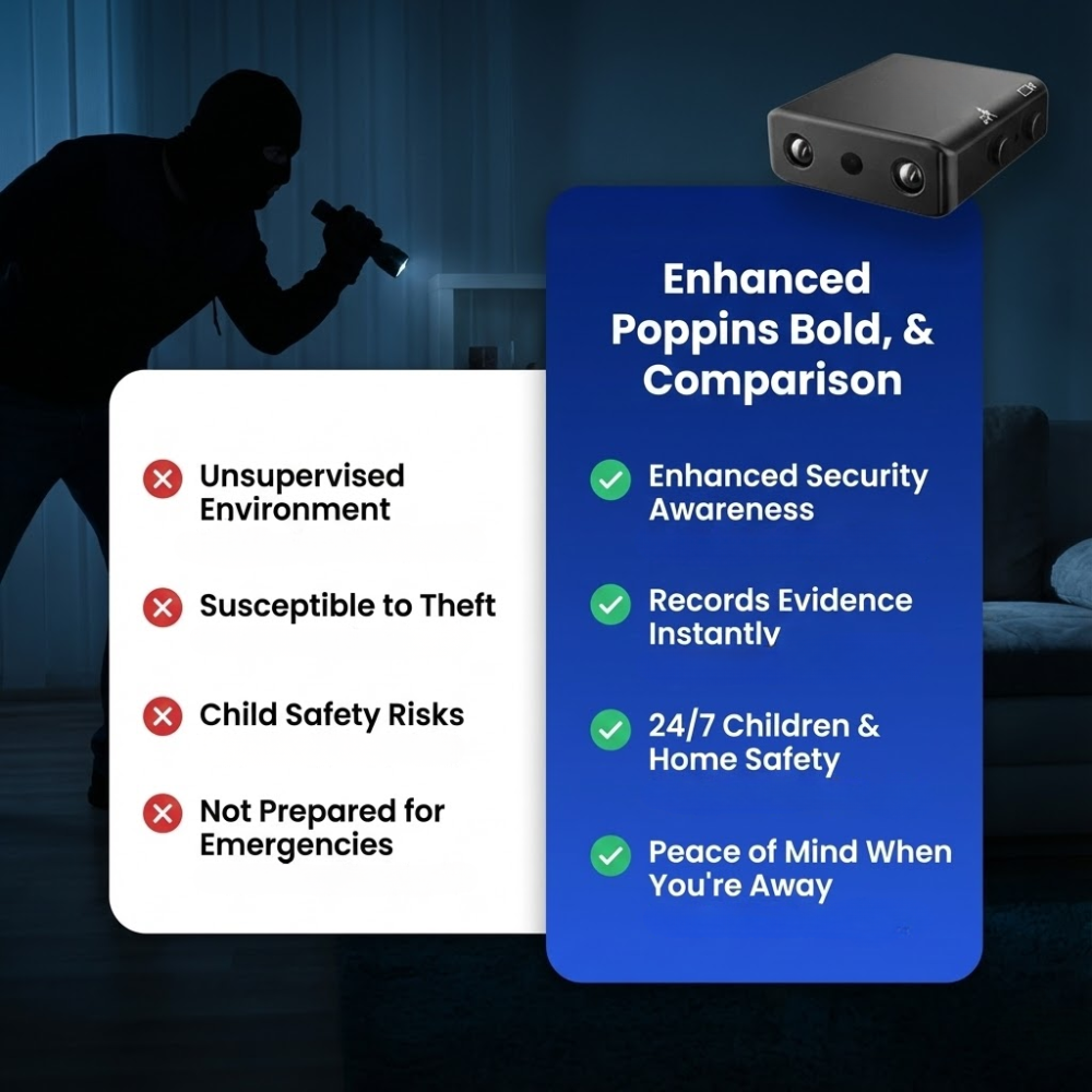 Compact WiFi Night Vision Surveillance Camera