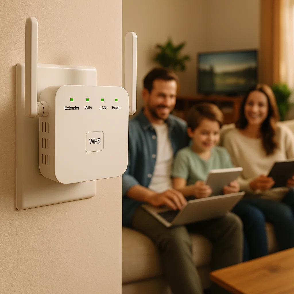 Fast WiFi Range Extender Strong Home Network Booster