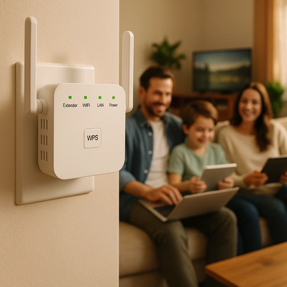 Fast WiFi Range Extender Strong Home Network Booster