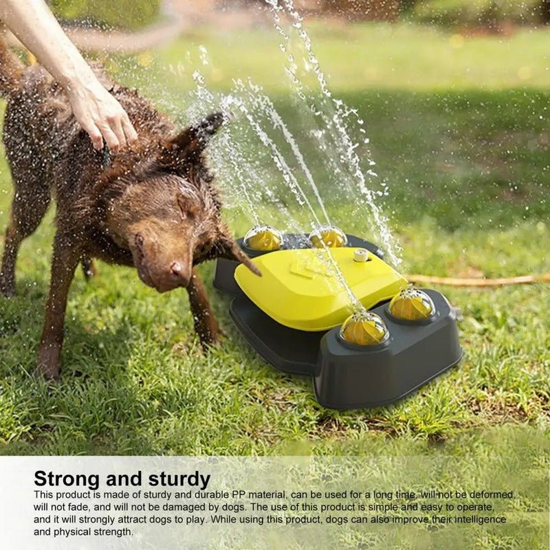 Dog Sprinkler Water Fountain with Pedal and Shower