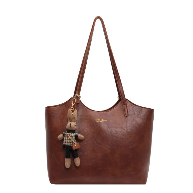 Chic Ladies Tote Bag with Charm - Halri