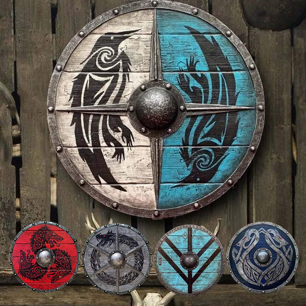 Customizable Norse Warrior Battle Shield - Halri