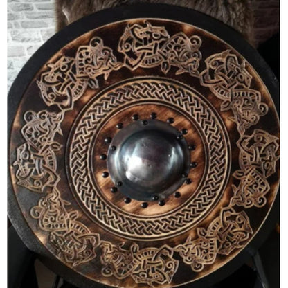 Customizable Norse Warrior Battle Shield