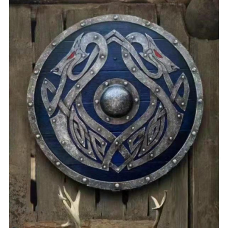 Customizable Norse Warrior Battle Shield