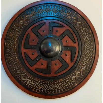Customizable Norse Warrior Battle Shield