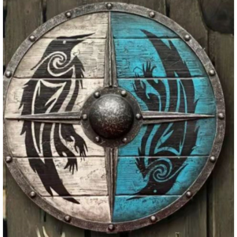 Customizable Norse Warrior Battle Shield