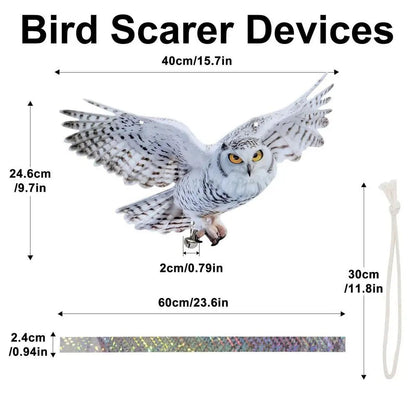 Ultimate Outdoor Bird Repellent with Motion Sound