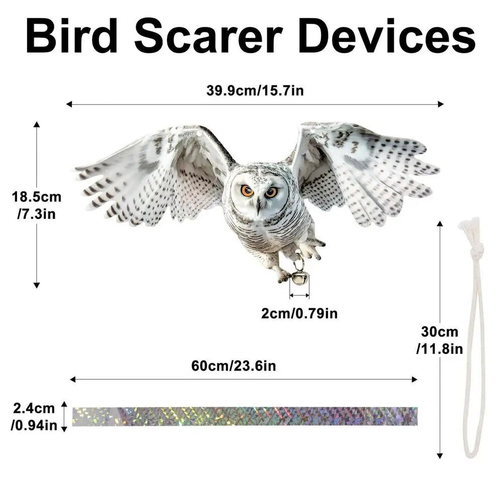 Ultimate Outdoor Bird Repellent with Motion Sound