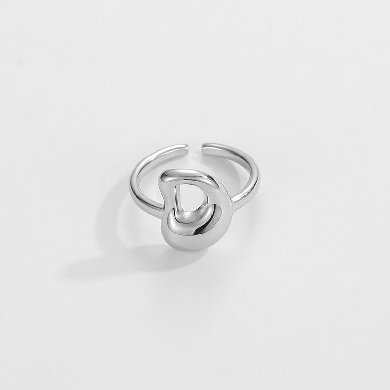 Personalized Fun Alphabet Initial Ring