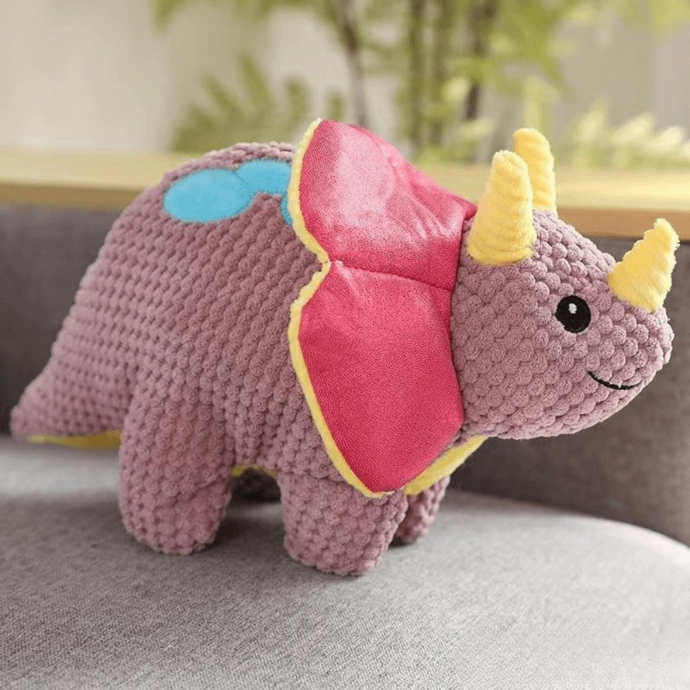 Tough Plush Dog Toy for Aggressive Chewers