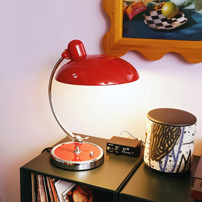 Rustic Metal Adjustable Table Lamp