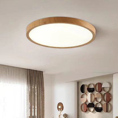 Stylish Round Ceiling Light with Dimmable LED - Halri