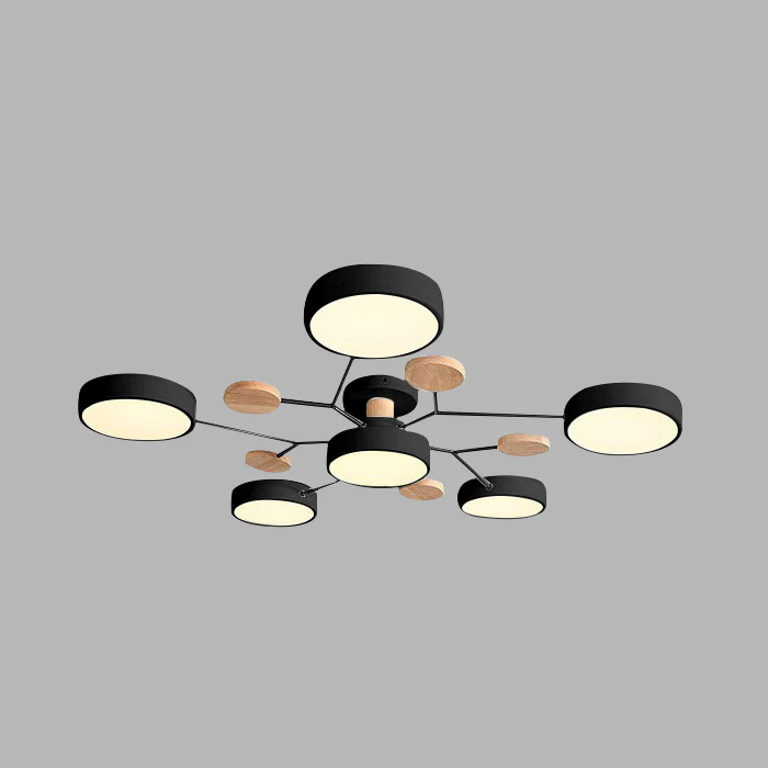 Stylish LED Ceiling Light Fixtures Bright White
