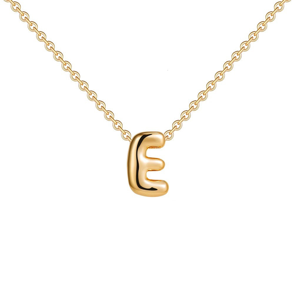 Delicate Script Monogram Initial Necklace