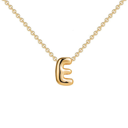 Delicate Script Monogram Initial Necklace