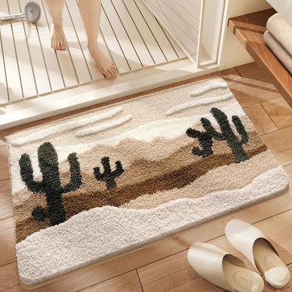 Eco-Friendly Washable Microfiber Rug with Non-Slip Base – Soft, Durable, Quick-Drying Carpet for Home Decor 7