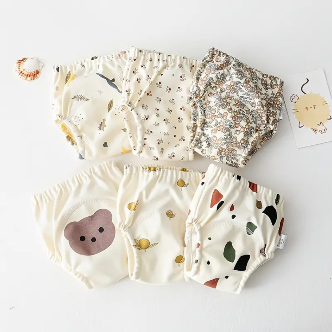 Easy Wear Potty Training Pants | 6 Reusable Toddler Diapers