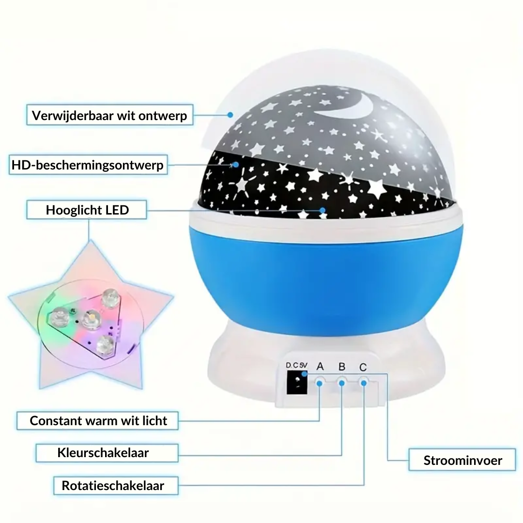 Cosmic Galaxy Bedroom Night Lamp
