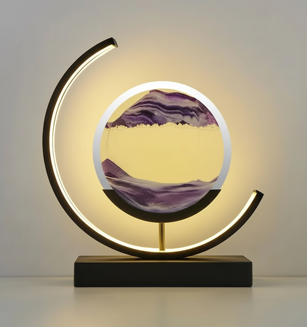 Calming Desert Scene Table Lamp - Halri