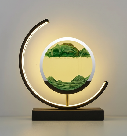 Calming Desert Scene Table Lamp