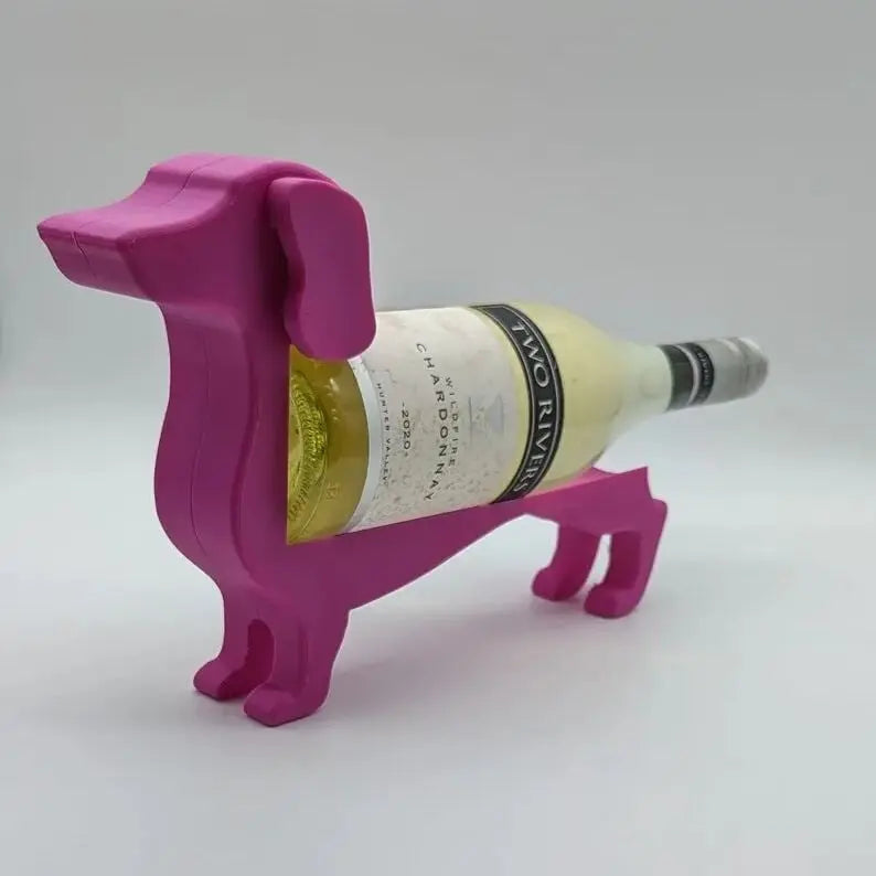 Fun Dachshund Wine Bottle Holder for Wine Enthusiasts