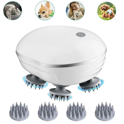 Compact Rechargeable Head Massager Waterproof Relaxing Tool - Halri