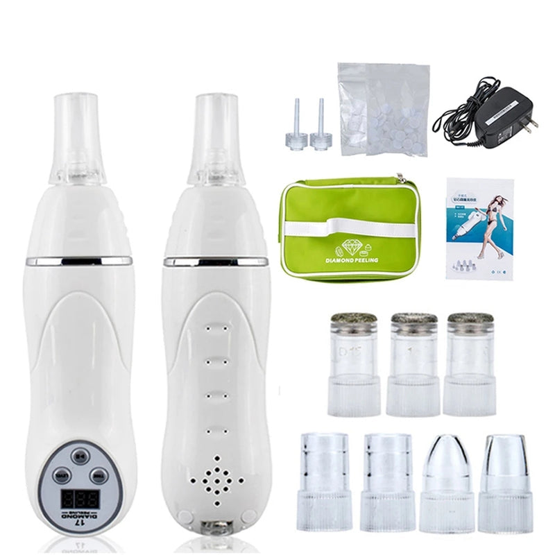 Electric Microdermabrasion Blackhead Remover Vacuum Pore Cleanser Tool
