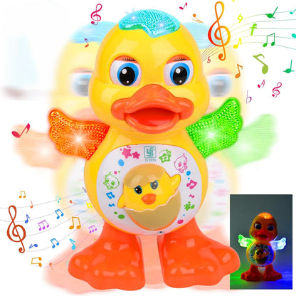 Fun Musical Quacking Duck Toy with Lights - Halri