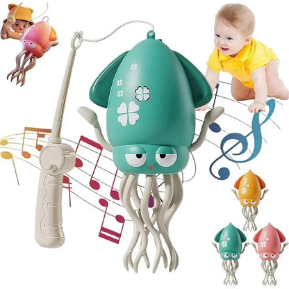 Fun Interactive Octopus Robot Toy with Music and Lights - Halri