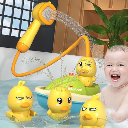 Fun Quacking Duck Bath Toy with Lights - Halri