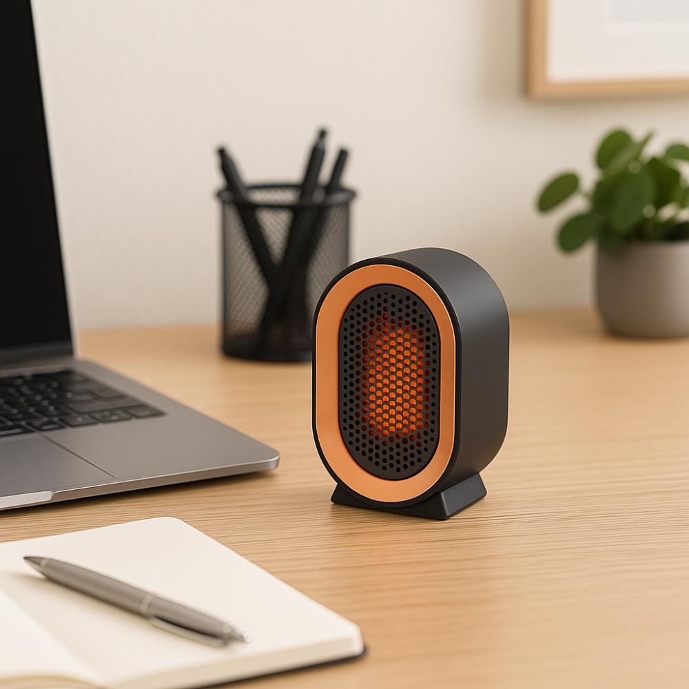 Compact Electric Ceramic Room Heater for Home Use - Halri