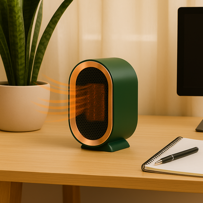 Compact Electric Ceramic Room Heater for Home Use