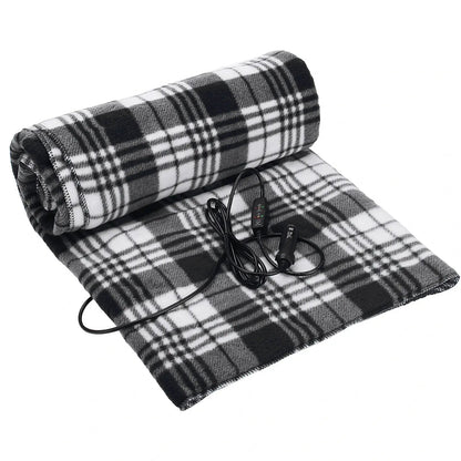Electric Heating Blanket - Soft Polar Fleece, 12V Portable Heated Throw for Car and Home, 59 x 40 with Auto Shut-Off Safety Feature 7