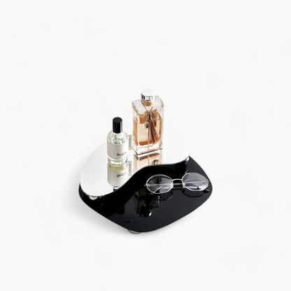 Stylish 2 Tier Storage Tray for Jewelry and Makeup - Halri