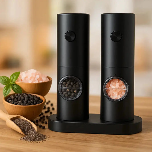 Automatic Salt and Pepper Grinder with LED Light - Halri