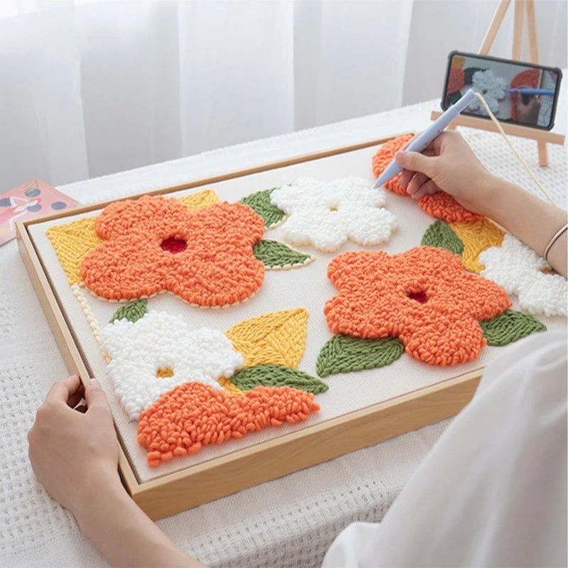 Easy Stitch Floral Embroidery Set for Starters - Halri